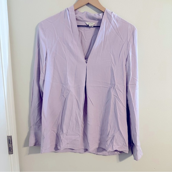Tyler Boe Silk Broadcloth Blouse size Small - Picture 1 of 7